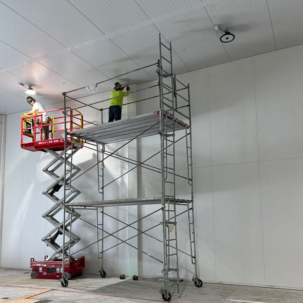 FRP panel installation
